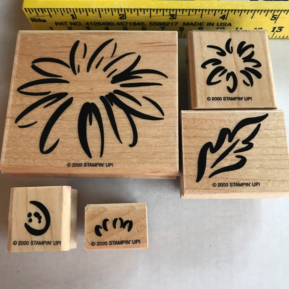 Retired Rubber Stamps Floral Theme Group (JJ)